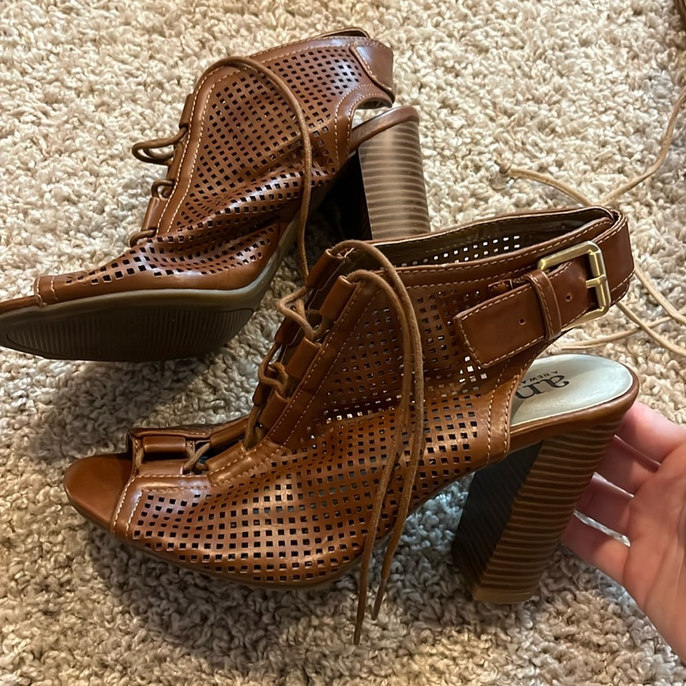 Brown heels